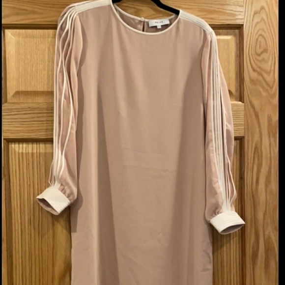 Reiss Amerie Pkeat Stripe Sleeve Dress - Picture 6 of 16